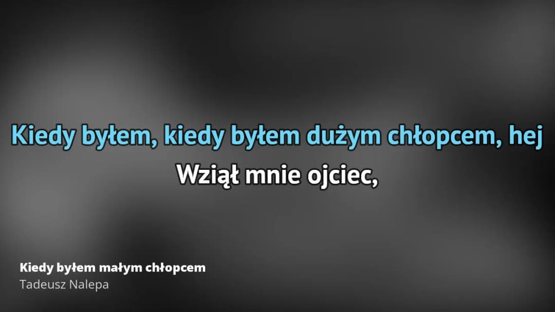 Tekst piosenki kiedy byłem małym chłopcem – odkryj emocje i znaczenie