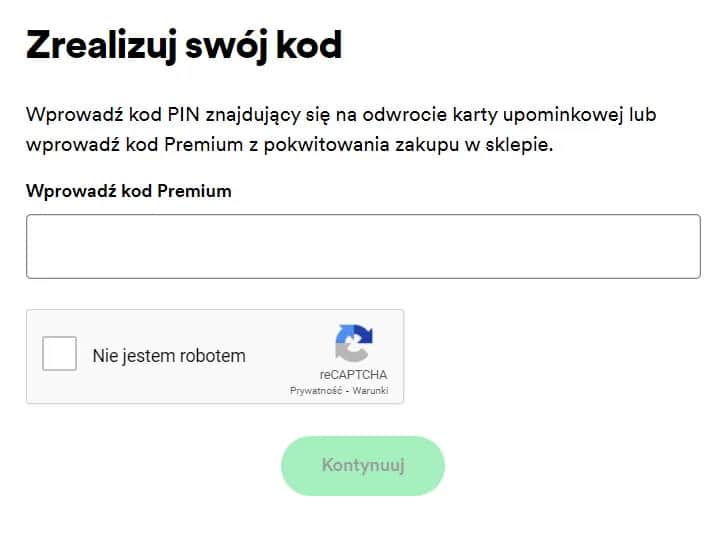 Jak aktywować kartę podarunkową Spotify i uniknąć problemów z kodem